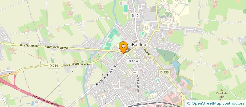 localisation de l'entreprise MATW à BAILLEUL