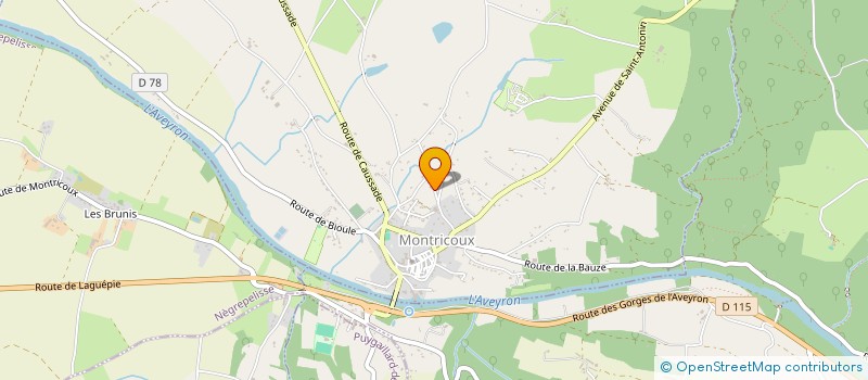 localisation de l'entreprise MATWIN  MONTRICOUX