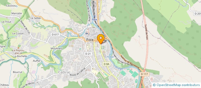localisation de l'entreprise MATY  FOIX