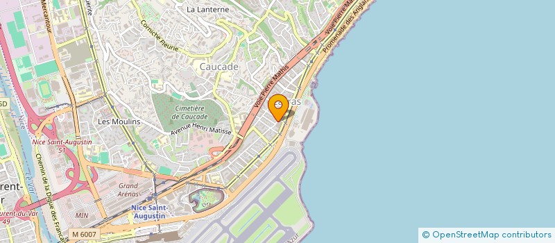 localisation de l'entreprise MATY CARE à NICE