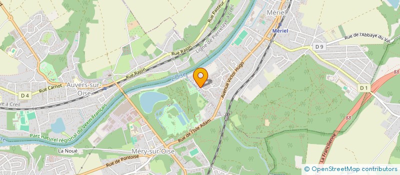 localisation de l'entreprise MATY SOCIETE CIVILE  MERIEL