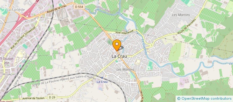 localisation de l'entreprise MATYA HOLDING - TVA  LA CRAU