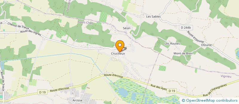 localisation de l'entreprise MATYF  SAINT-CHEF