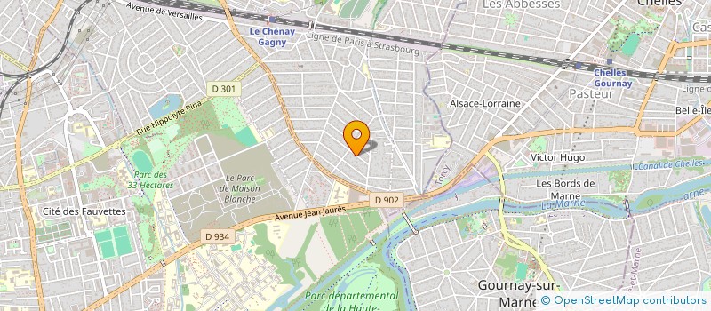 localisation de l'entreprise MATYJA à GAGNY