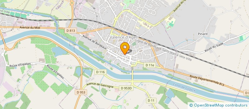 localisation de l'entreprise MATYLYNE  VALENCE