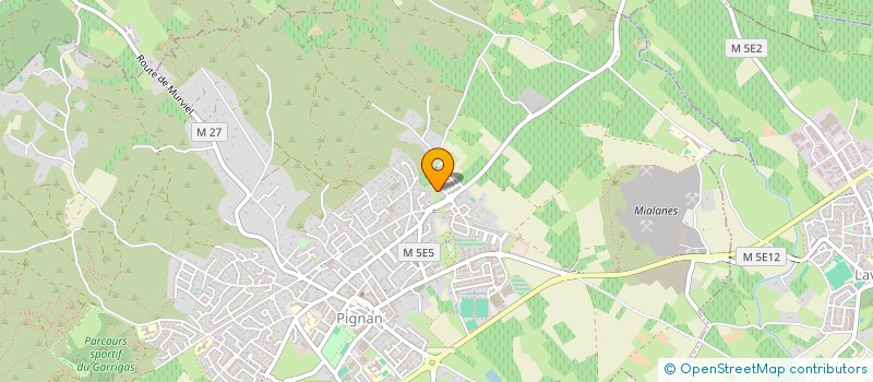 localisation de l'entreprise MATYS à PIGNAN