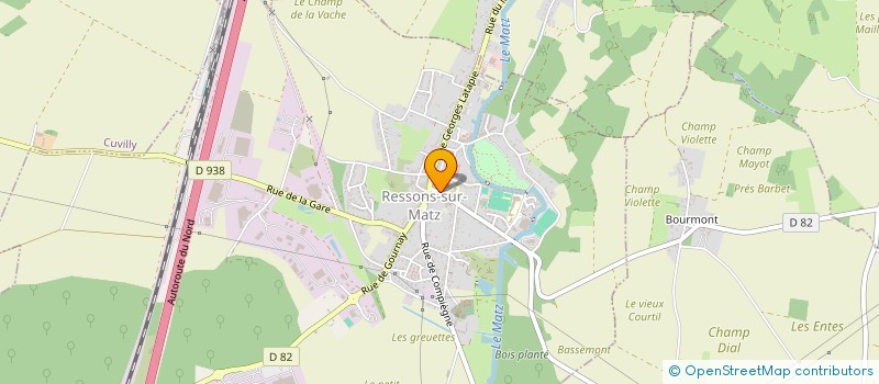 localisation de l'entreprise MATZ  RESSONS-SUR-MATZ