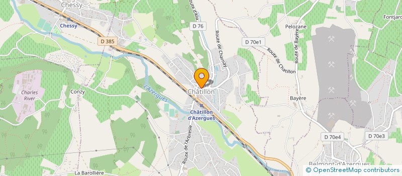 localisation de l'entreprise MATZUZZI à CHATILLON