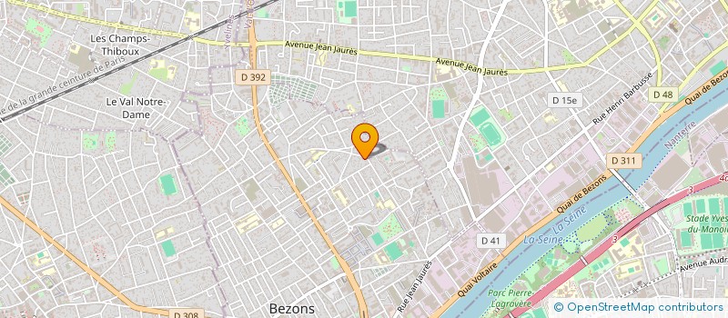 localisation de l'entreprise MAU'NI EVENT  BEZONS