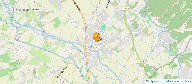 localisation de l'entreprise MAU-RAD  VELLERON