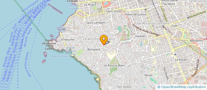localisation de l'entreprise MAUBE IMMOBILIER  MARSEILLE