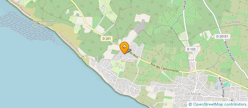 localisation de l'entreprise MAUBEC ART RESIDENCE  SAINTE-MARIE-DE-RE