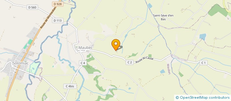 localisation de l'entreprise MAUBEC NOSTE VILATGE  MAUBEC