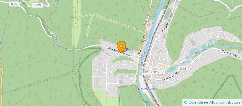 localisation de l'entreprise MAUBEN  NOUZONVILLE