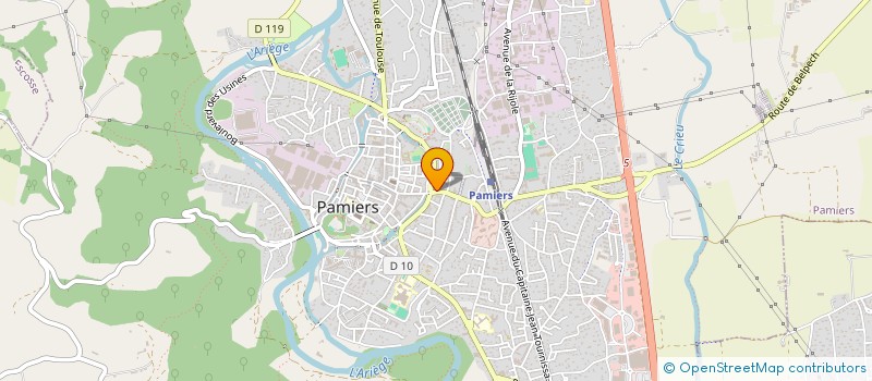 localisation de l'entreprise MAUBER à PAMIERS