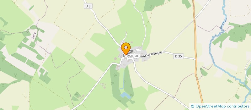 localisation de l'entreprise MAUBERT PATRIMOINE  MESMONT