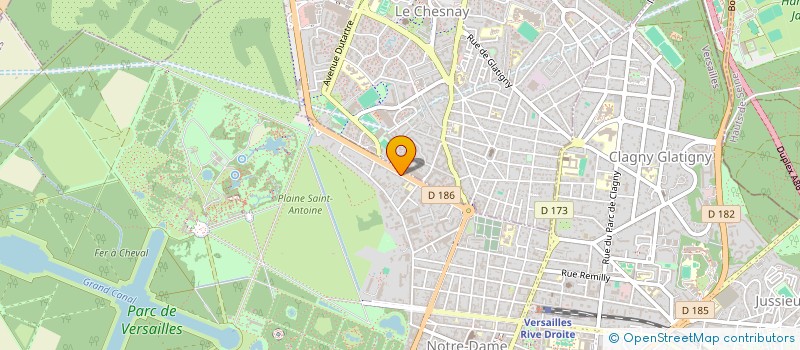 localisation de l'entreprise MAUBLANC IMMOBILIER à VERSAILLES