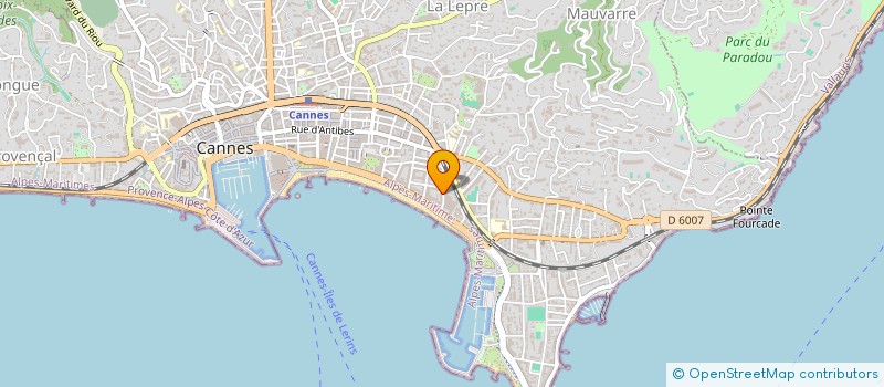 localisation de l'entreprise MAUBOURG SOVAN à CANNES