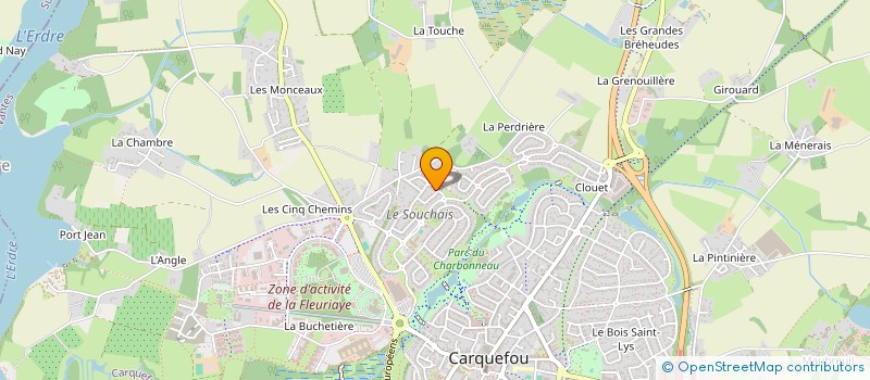 localisation de l'entreprise MAUBREUIL  CARQUEFOU