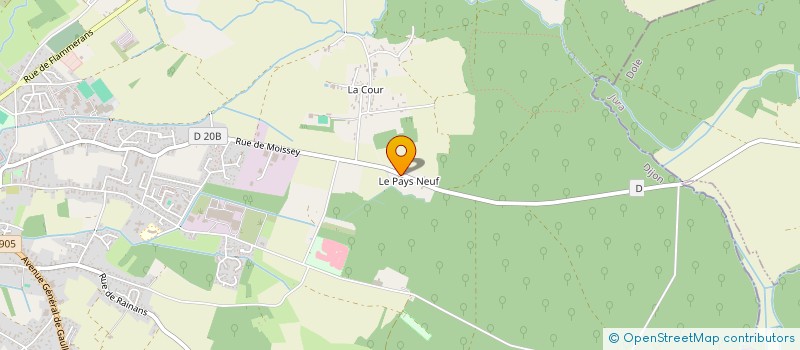 localisation de l'entreprise MAUBRISERALE  AUXONNE