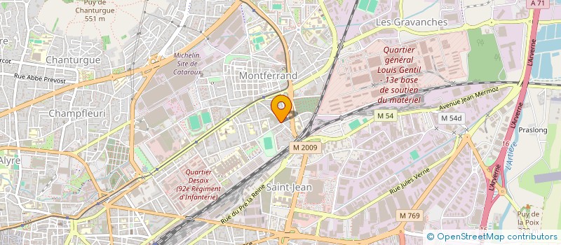 localisation de l'entreprise MAUCARLE  CLERMONT-FERRAND