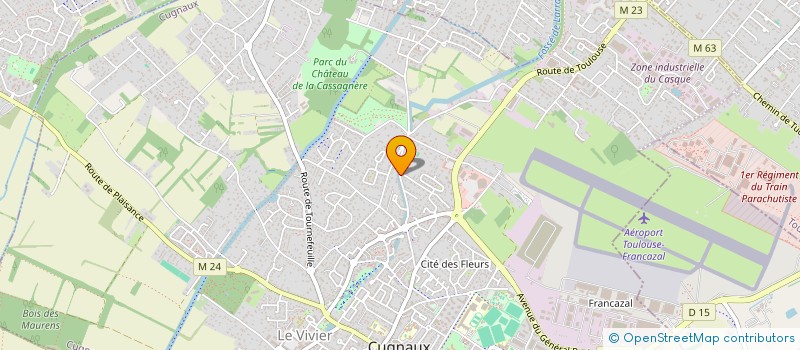 localisation de l'entreprise MAUCAS  CUGNAUX