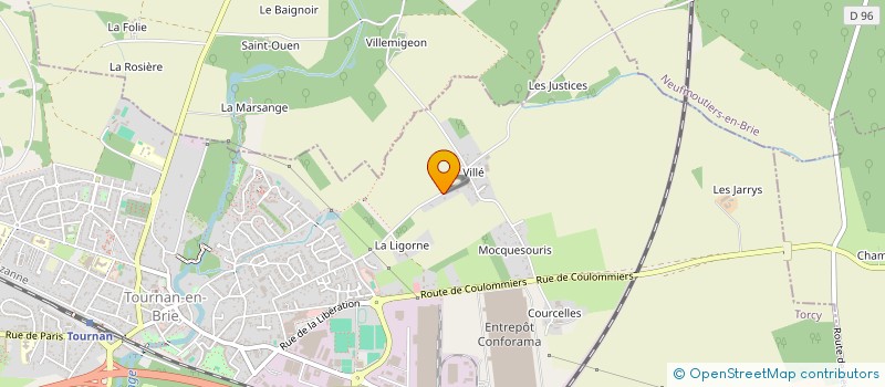localisation de l'entreprise MAUCOR à TOURNAN-EN-BRIE