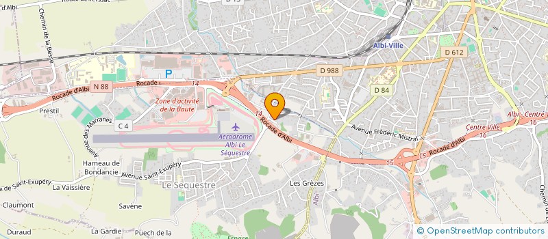 localisation de l'entreprise MAUD  LE SEQUESTRE