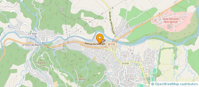 localisation de l'entreprise MAUD  CERET