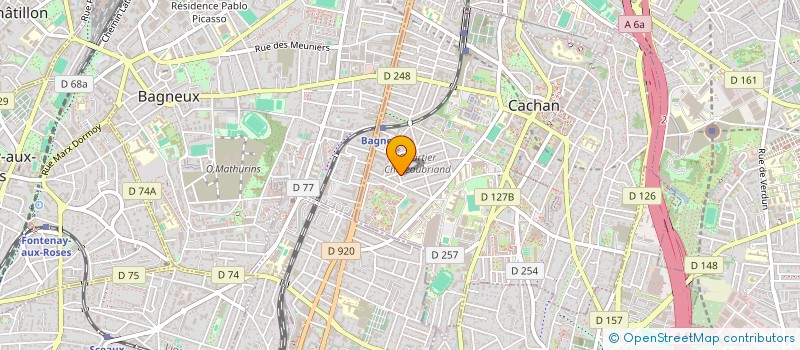 localisation de l'entreprise MAUD  CACHAN