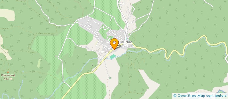 localisation de l'entreprise MAUD  BRUE-AURIAC