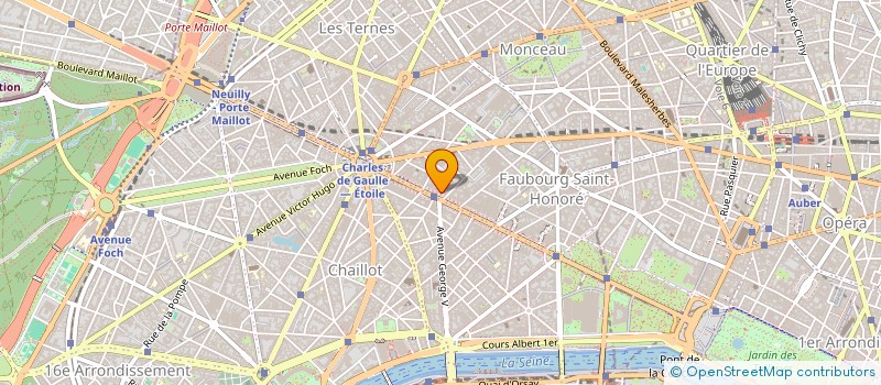 localisation de l'entreprise MAUD CHAMPS ELYSEES à PARIS