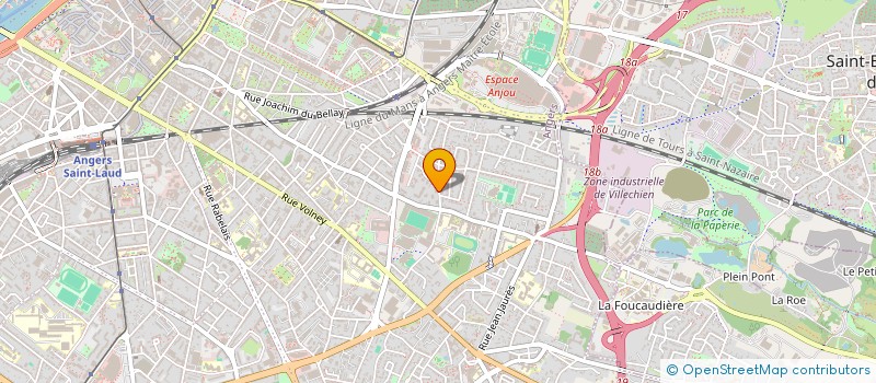 localisation de l'entreprise MAUD ET EMILIA MARZI à ANGERS