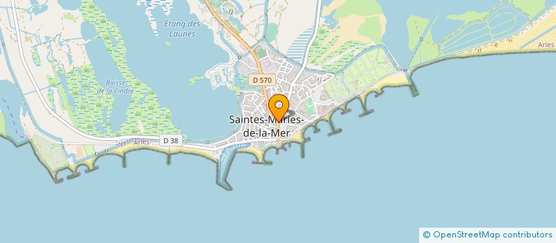 localisation de l'entreprise MAUD KHELIF à SAINTES-MARIES-DE-LA-MER