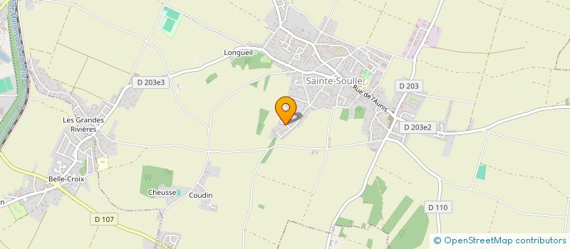 localisation de l'entreprise MAUD VALLEE à SAINTE-SOULLE