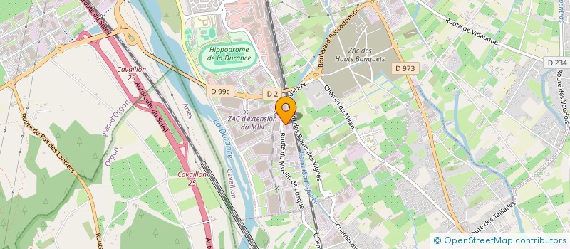 localisation de l'entreprise MAUDA  CAVAILLON