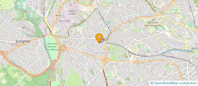 localisation de l'entreprise MAUDA MARINE INVEST SNC  MONTPELLIER