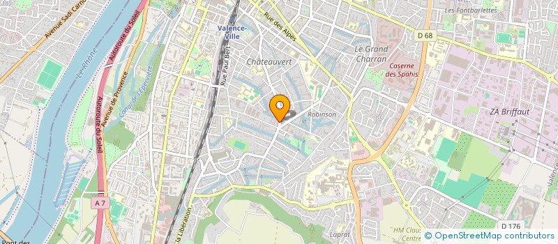 localisation de l'entreprise MAUDALEX à VALENCE