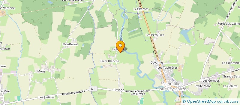 localisation de l'entreprise MAUDAM  SAINT-JULIEN-SUR-REYSSOUZE