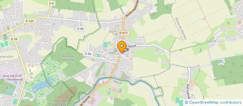 localisation de l'entreprise MAUDAP à RACHES