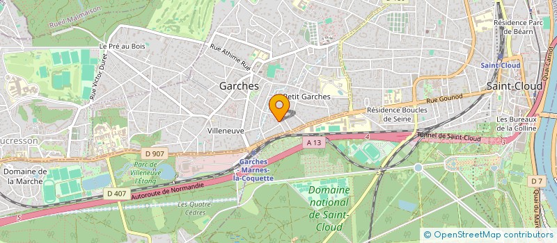 localisation de l'entreprise MAUDAUMA à GARCHES