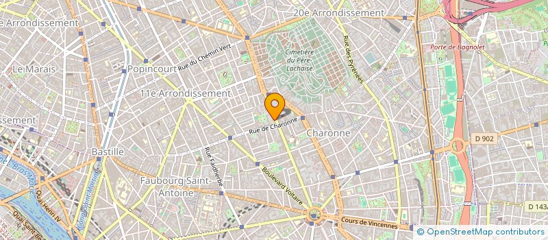 localisation de l'entreprise MAUDE BENOIST DESIGN  PARIS