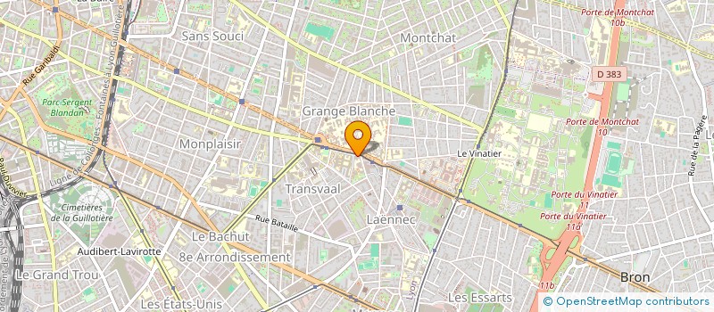 localisation de l'entreprise MAUDE MAX  LYON