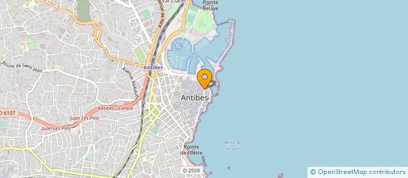 localisation de l'entreprise MAUDEL AUBERNON à ANTIBES