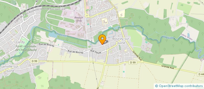 localisation de l'entreprise MAUDEL INVEST 4  BOURAY-SUR-JUINE