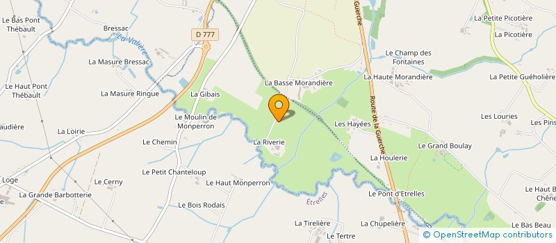 localisation de l'entreprise MAUDET à VITRE