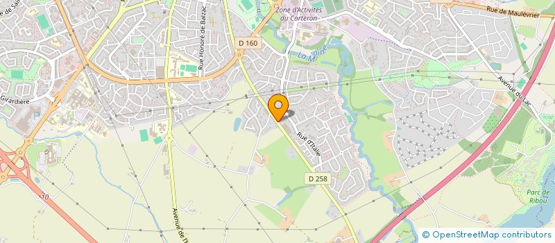 localisation de l'entreprise MAUDET GEOFFROY à CHOLET