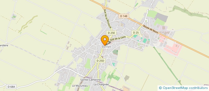 localisation de l'entreprise MAUDIA  BENET