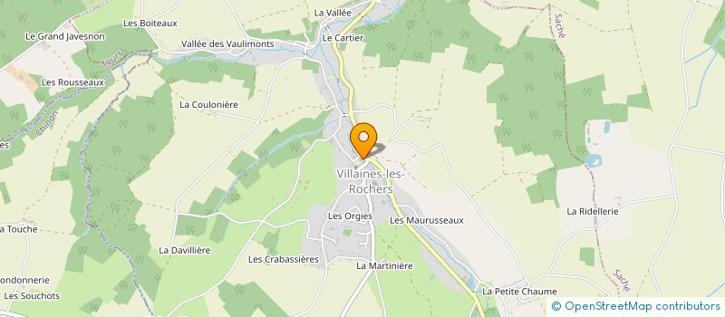 localisation de l'entreprise MAUDOIGT MODELISME  VILLAINES-LES-ROCHERS