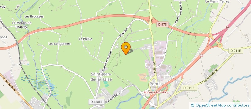 localisation de l'entreprise MAUDON  PONTS